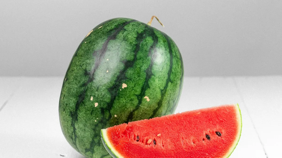 Freshly sliced juicy watermelon demonstrating high glycemic index yet low glycemic load